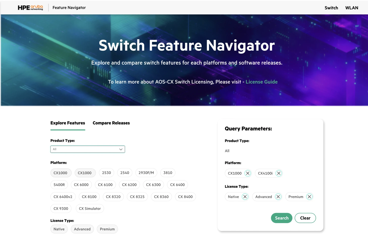 Feature Navigator