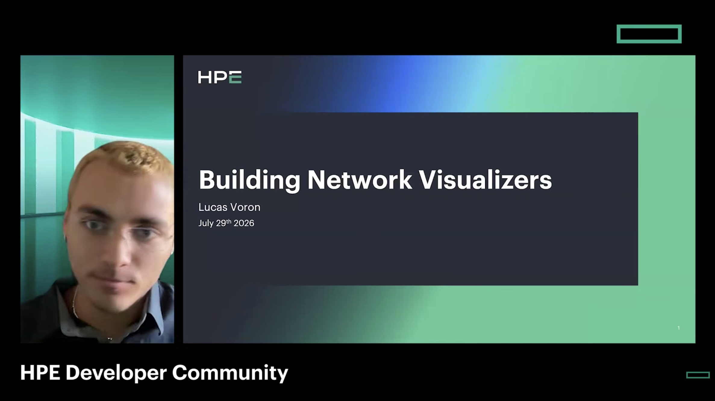 HPE Developer Meetup Webinar: Building Network Visualizers